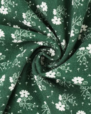 Sabrina Mini Dress || Green Ditsy