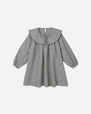 Mini Dress || Black Gingham