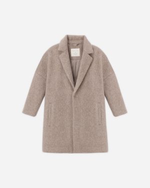 Presley Longline Coat || Camel