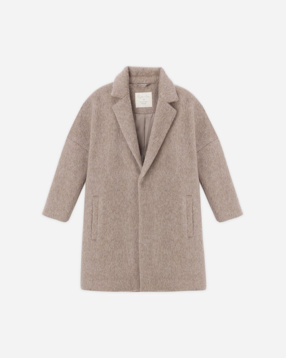 Presley Longline Coat || Camel