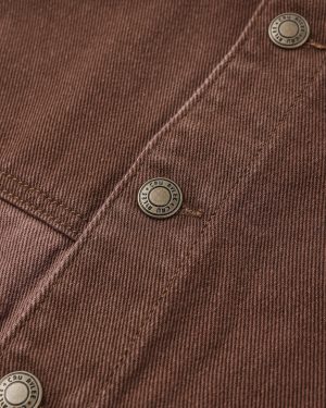 Denim Jacket || Brown