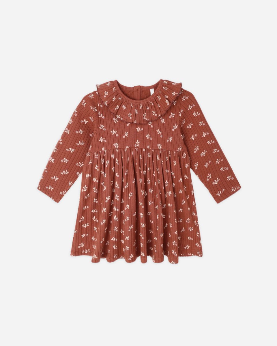 Ruffle Collar Dress || Ruby Ditsy
