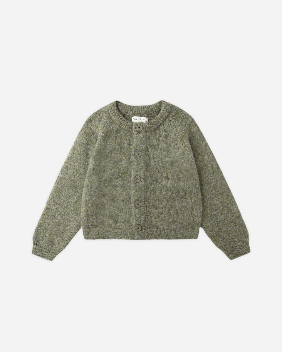 Fuzzy Cardigan || Evergreen
