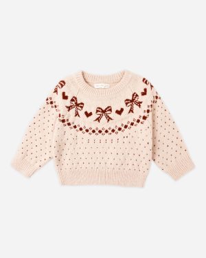 Fair Isle Sweater || Bows