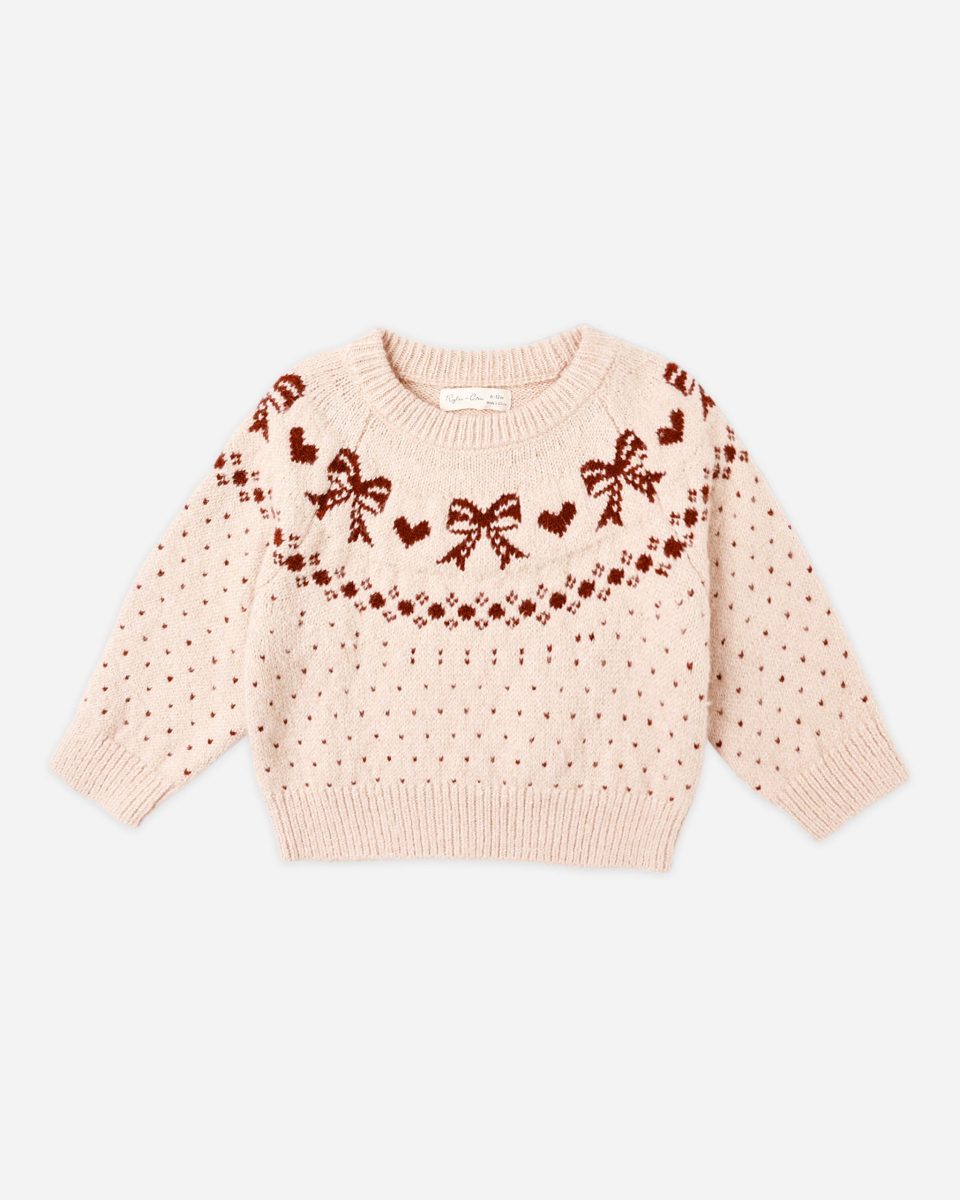 Fair Isle Sweater || Bows