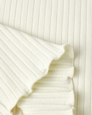 Ribbed Long Sleeve || Ivory