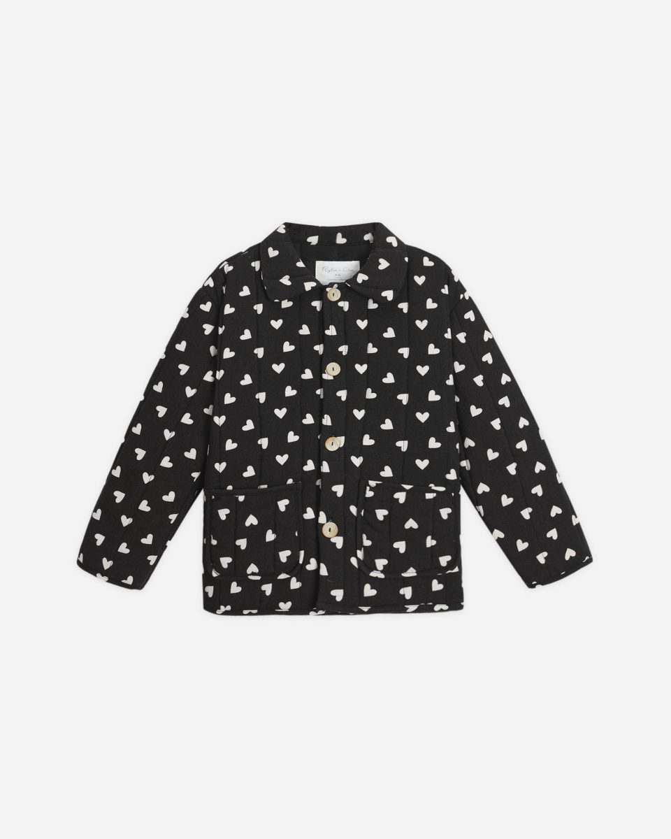 Quilted Coat || Hearts