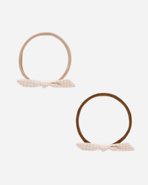 Little Knot Headband || Petal Gingham