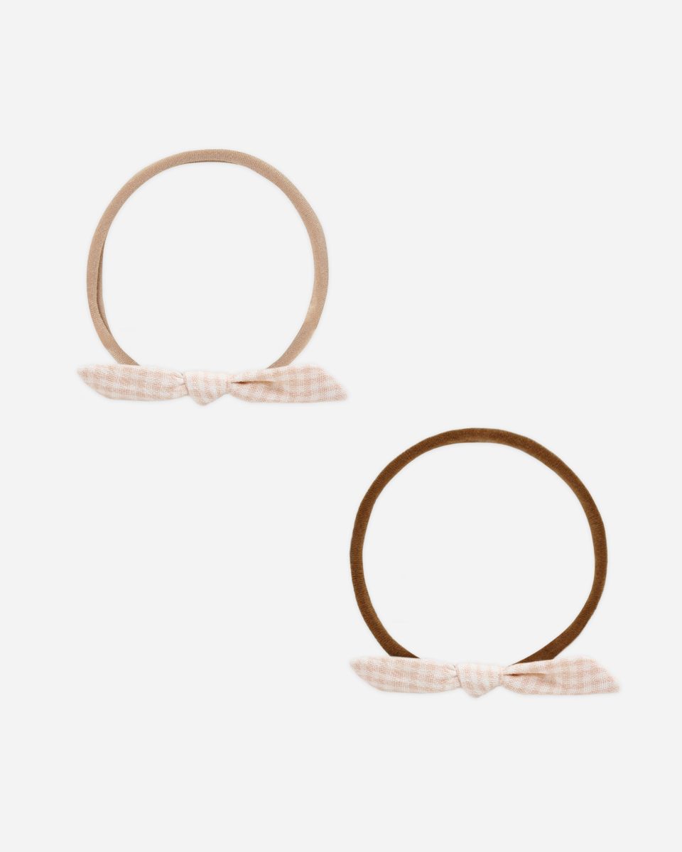 Little Knot Headband || Petal Gingham