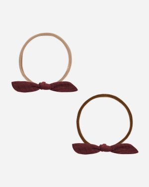 Little Knot Headband || Burgundy