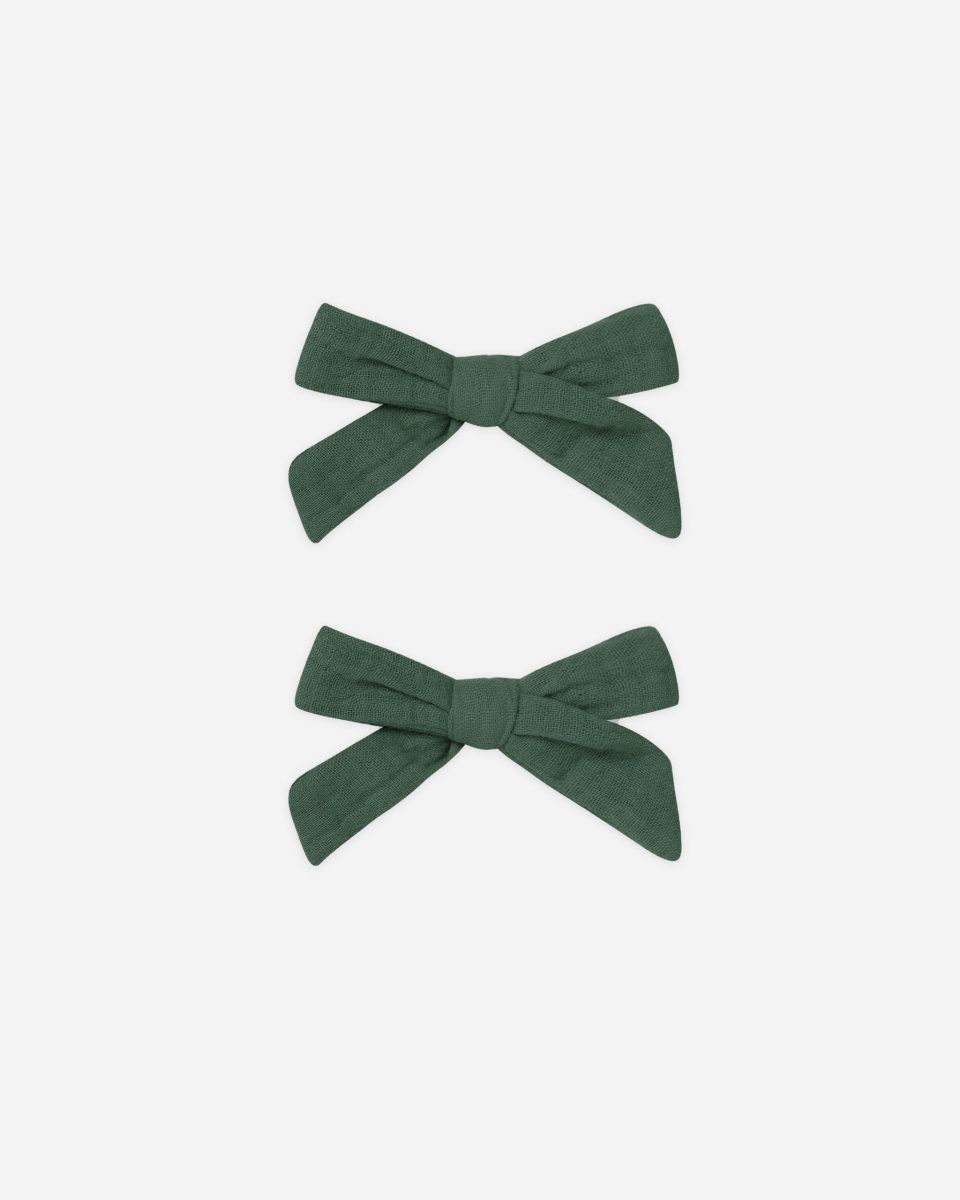Bows. Set of 2 || Green