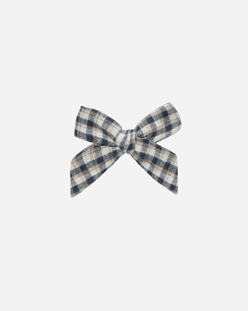 Bow || Navy Check