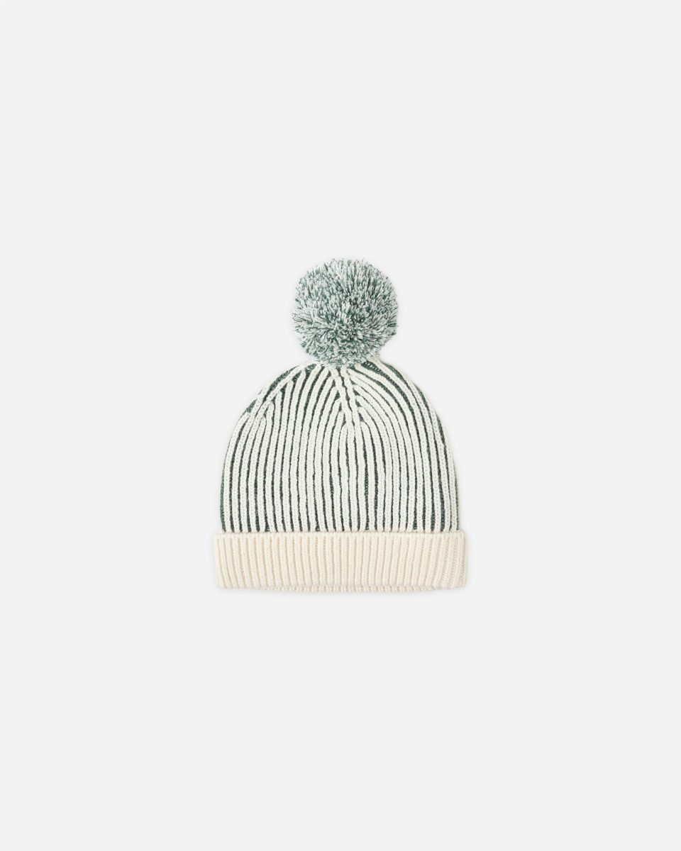 Beanie || Green Stripe