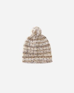 Beanie || Stone Multi-Stripe