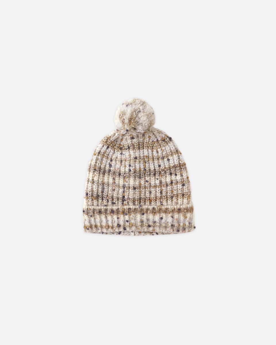 Beanie || Stone Multi-Stripe