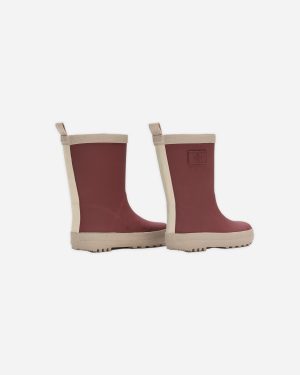 Rainboot || Burgundy