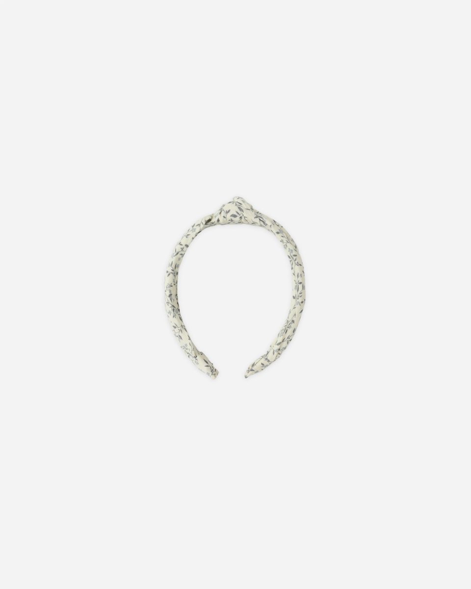 Knotted Headband || Blue Vines