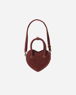 Heart Purse || Burgundy