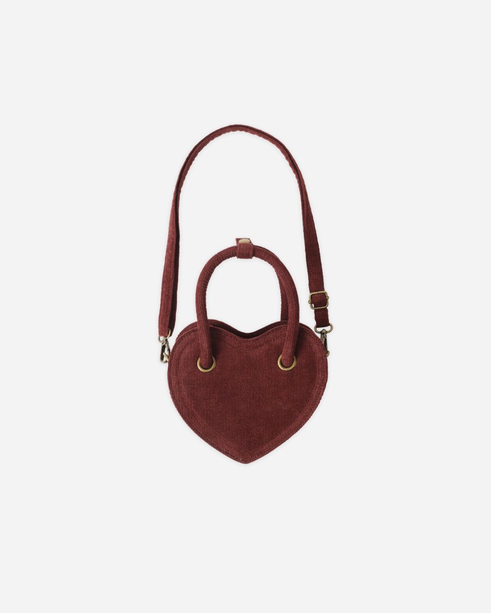 Heart Purse || Burgundy