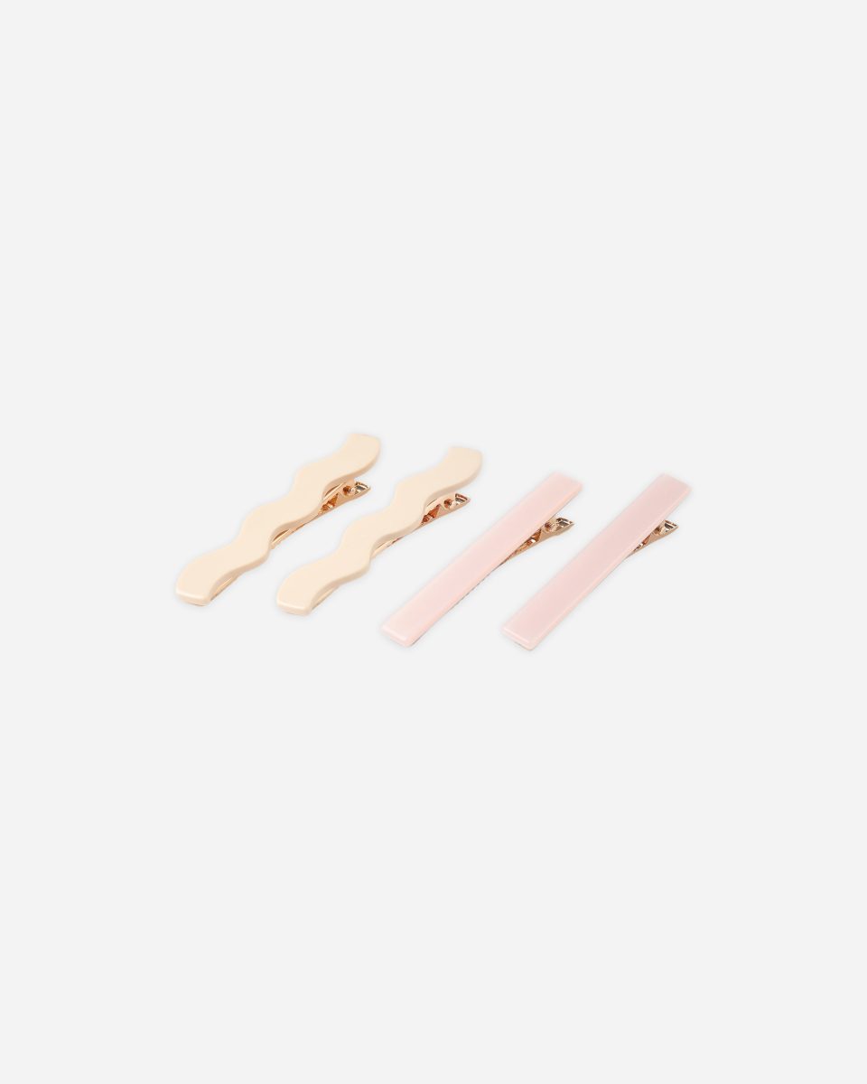 Wavy Clip Set || Blush. Natural