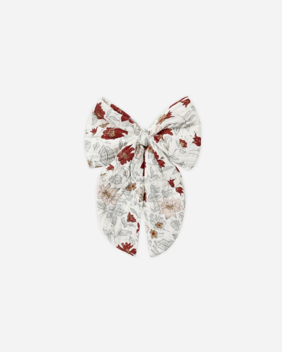 Oversized Bow || Holiday Floral
