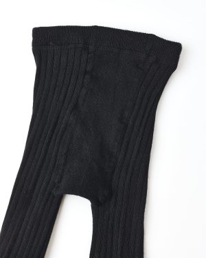 Ribbed Tights || Black