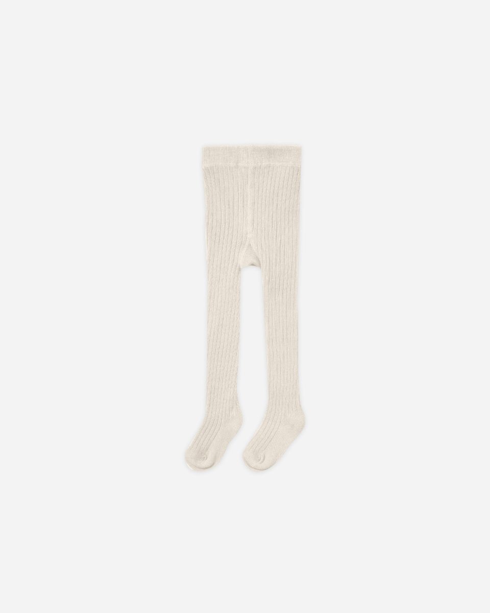 Ribbed Tights || Natural