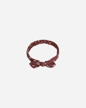 Baby Bow Headband || Harvest Berry