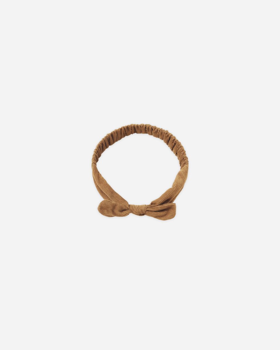 Baby Bow Headband || Golden