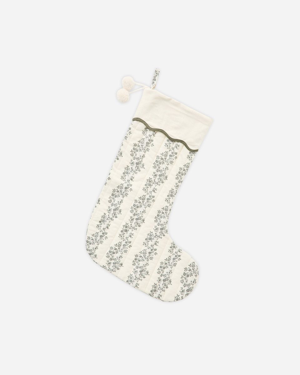 Christmas Stocking || Green Vines