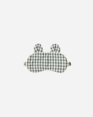 Sleep Mask || Evergreen Gingham