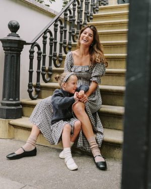 Birdie Dress | Navy Check