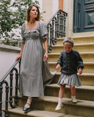 Birdie Dress | Navy Check