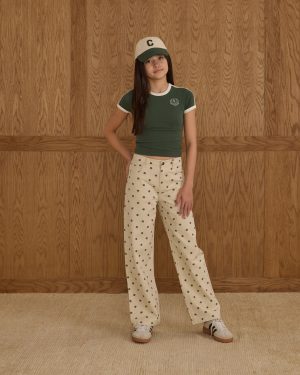 Baggy Wide Leg Denim || Mini Daisy