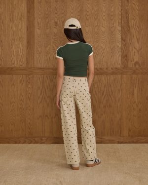 Baggy Wide Leg Denim || Mini Daisy