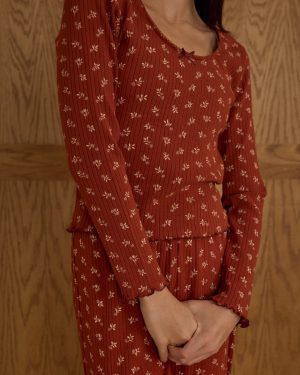 Ribbed Lounge Set || Ruby Ditsy