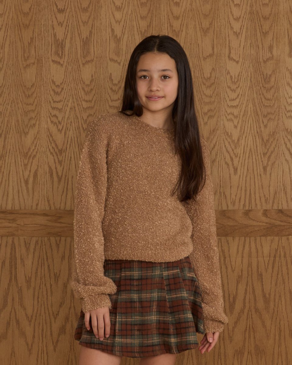 Aspen Sweater || Toffee Boucle