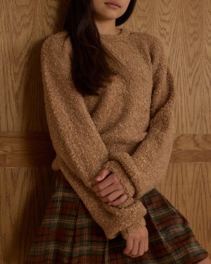 Aspen Sweater || Toffee Boucle