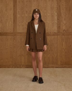 Double Breasted Blazer || Rustic Plaid