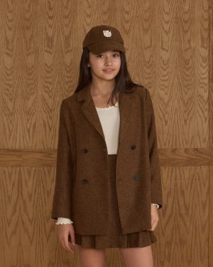 Double Breasted Blazer || Rustic Plaid