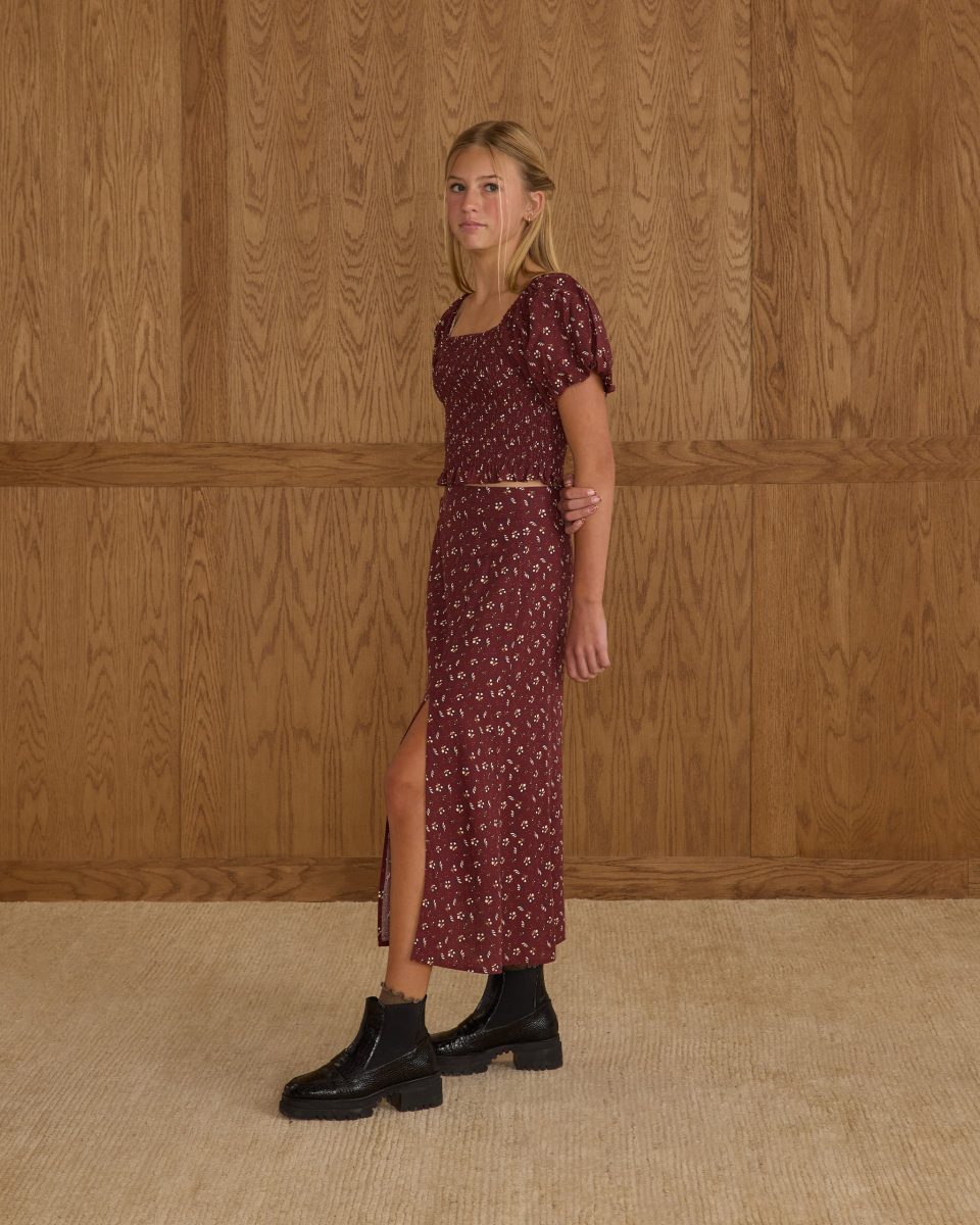 Midi Skirt || Harvest Berry