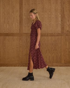 Midi Skirt || Harvest Berry