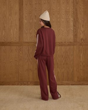 Track Pant || Burgundy