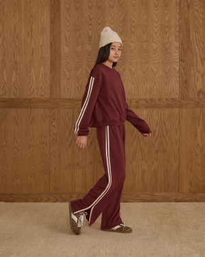 Oversized Sweatshirt || Burgundy