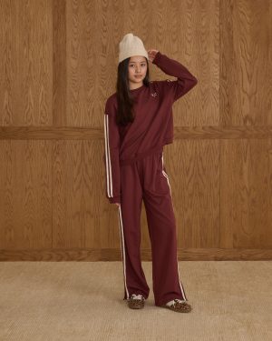 Track Pant || Burgundy