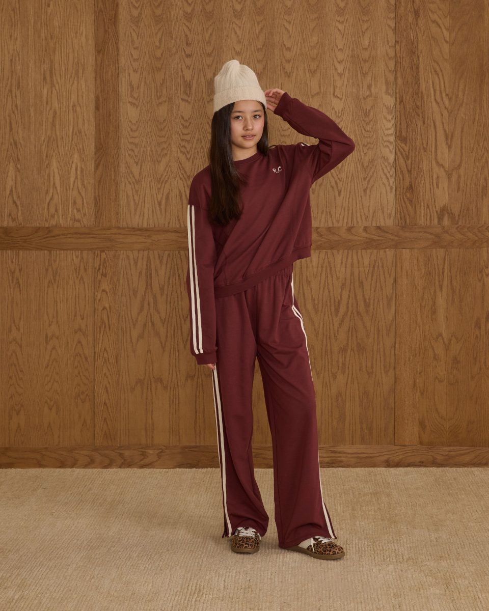 Track Pant || Burgundy