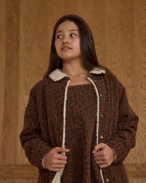 Long Chore Coat || Leopard