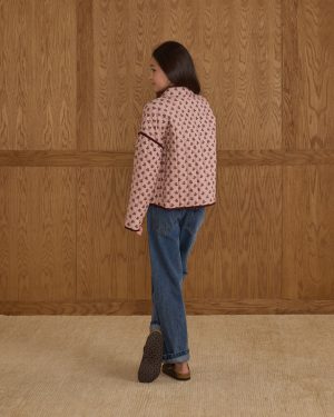 Quilted Jacket || Blush Fleur