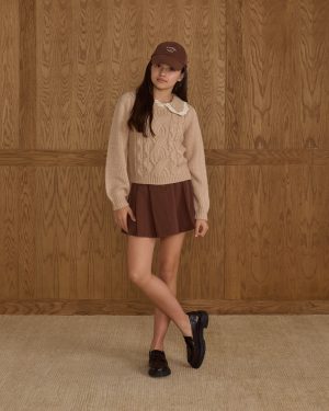 Alice Sweater || Heathered Antique