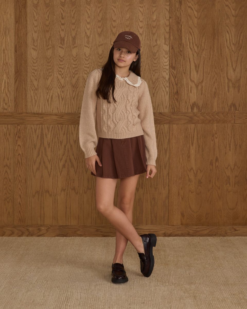 Alice Sweater || Heathered Antique